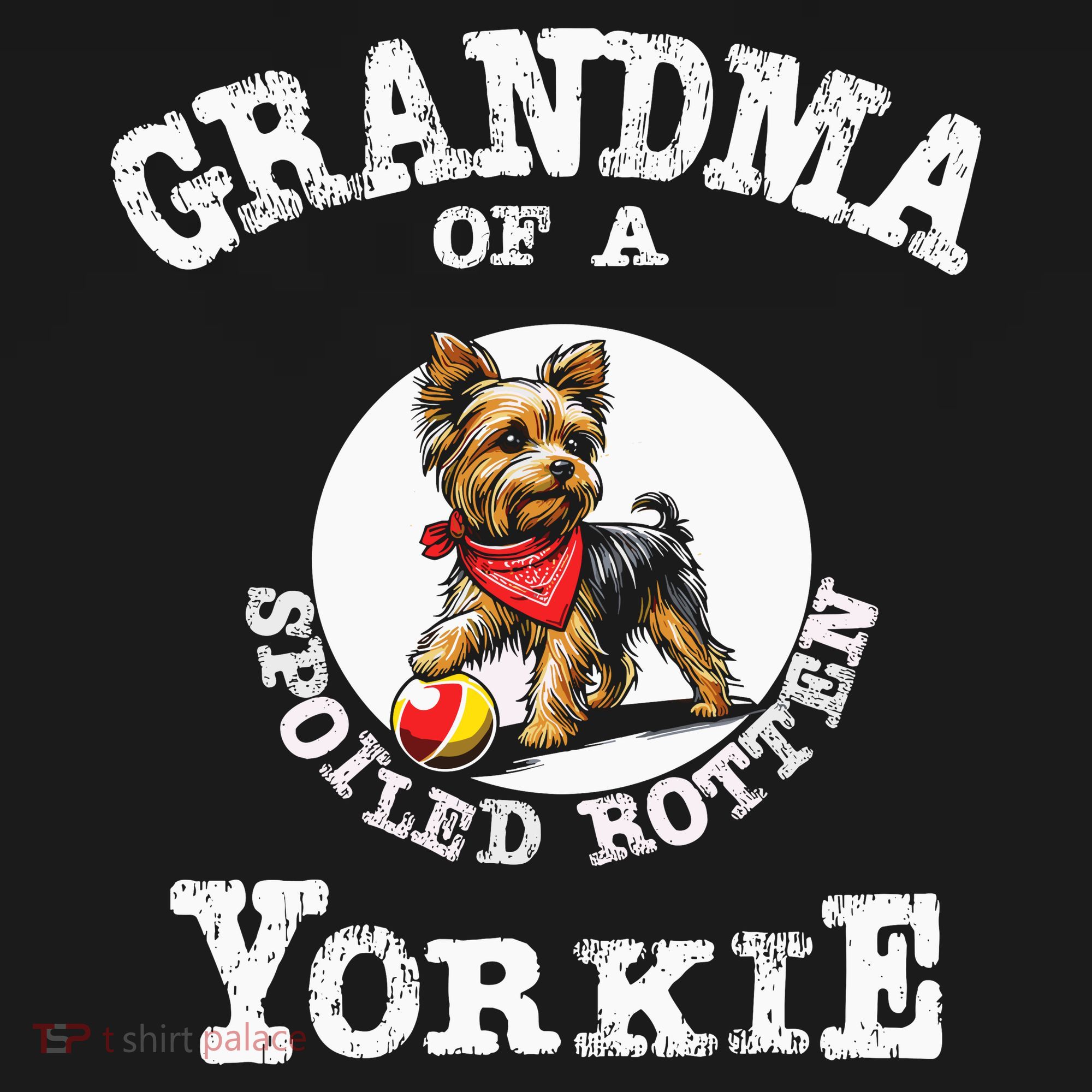 Yorkshire Terrier Yorkie Grandmother Grandma Mousepad