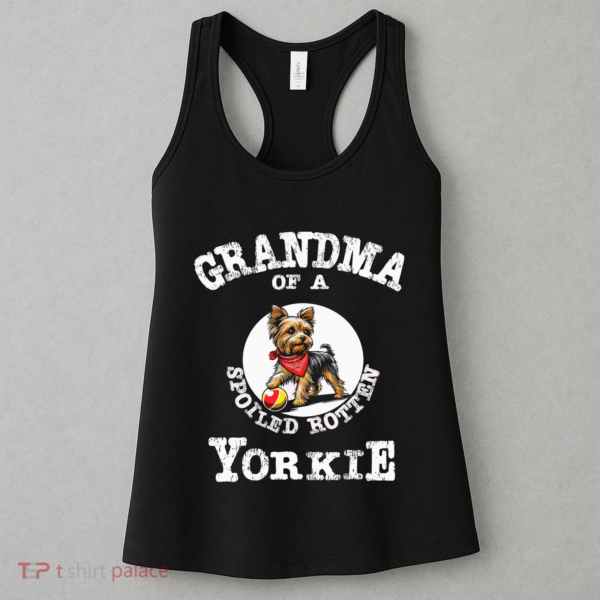 Yorkshire Terrier Yorkie Grandmother Grandma Women's Tank Top