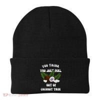 You Think You Just Fell Out Of Coconut Tree V Neck Beanie thumb 0