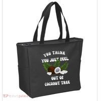 You Think You Just Fell Out Of Coconut Tree V Neck Tote Bag thumb 2