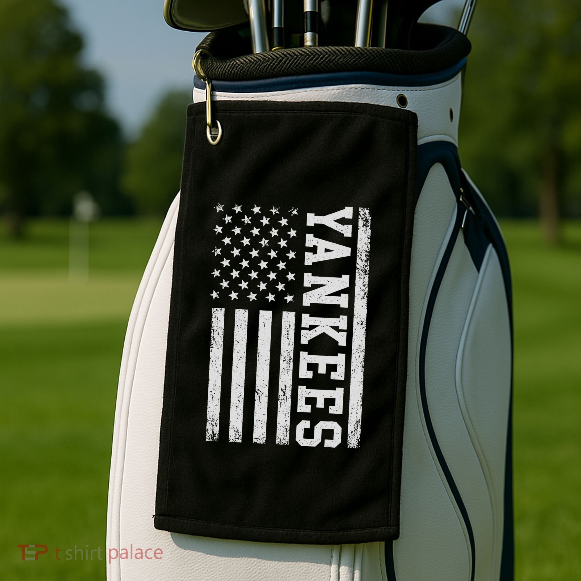 Yankee Us Flag Golf Towel