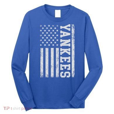 Yankee Us Flag Long Sleeve Shirt
