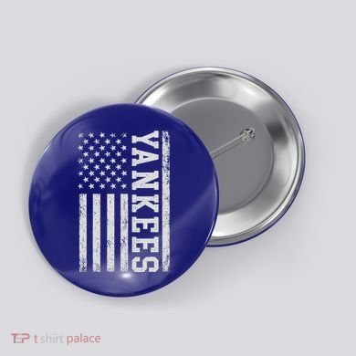 Yankee Us Flag Button