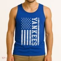 Yankee Us Flag Tank Top thumb 3