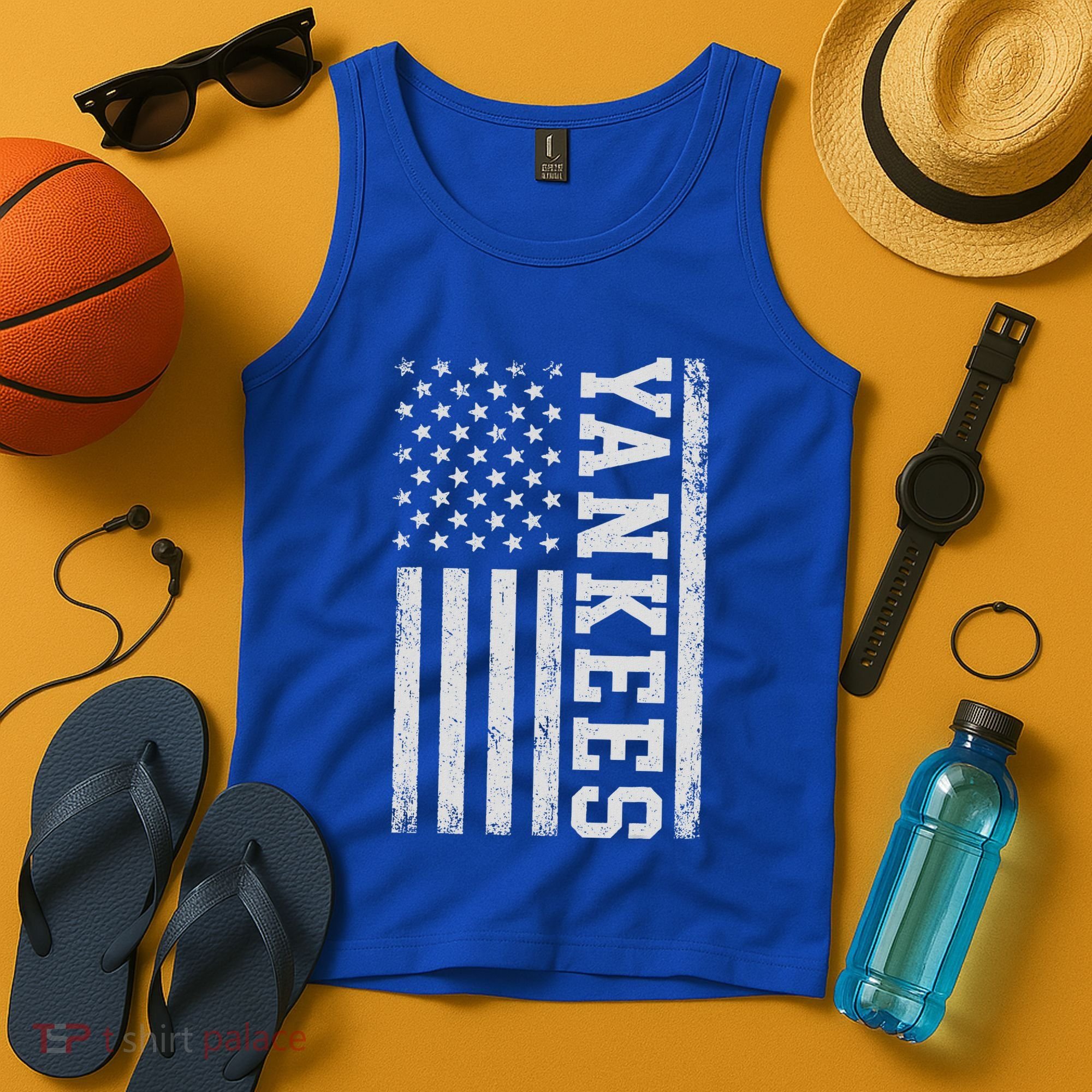 Yankee Us Flag Tank Top