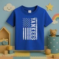 Yankee Us Flag Toddler T-Shirt thumb 3