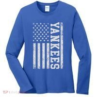 Yankee Us Flag Women's Long Sleeve Shirt thumb 0