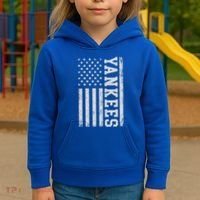 Yankee Us Flag Kids Hoodie thumb 3