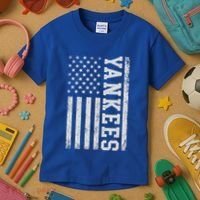 Yankee Us Flag Kids T-Shirt thumb 3