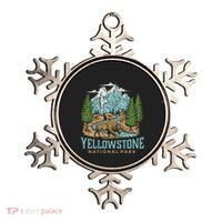Yellowstone Us National Park Wolf Bison Bear Ornament thumb 0