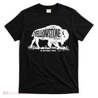 Yellowstone US National Park Bison Buffalo Vintage Men Women T-Shirt thumb 0