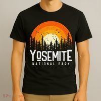 Yosemite US National Park Retro Style Vintage 70s 80s T-Shirt thumb 3