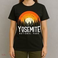 Yosemite US National Park Retro Style Vintage 70s 80s T-Shirt thumb 4