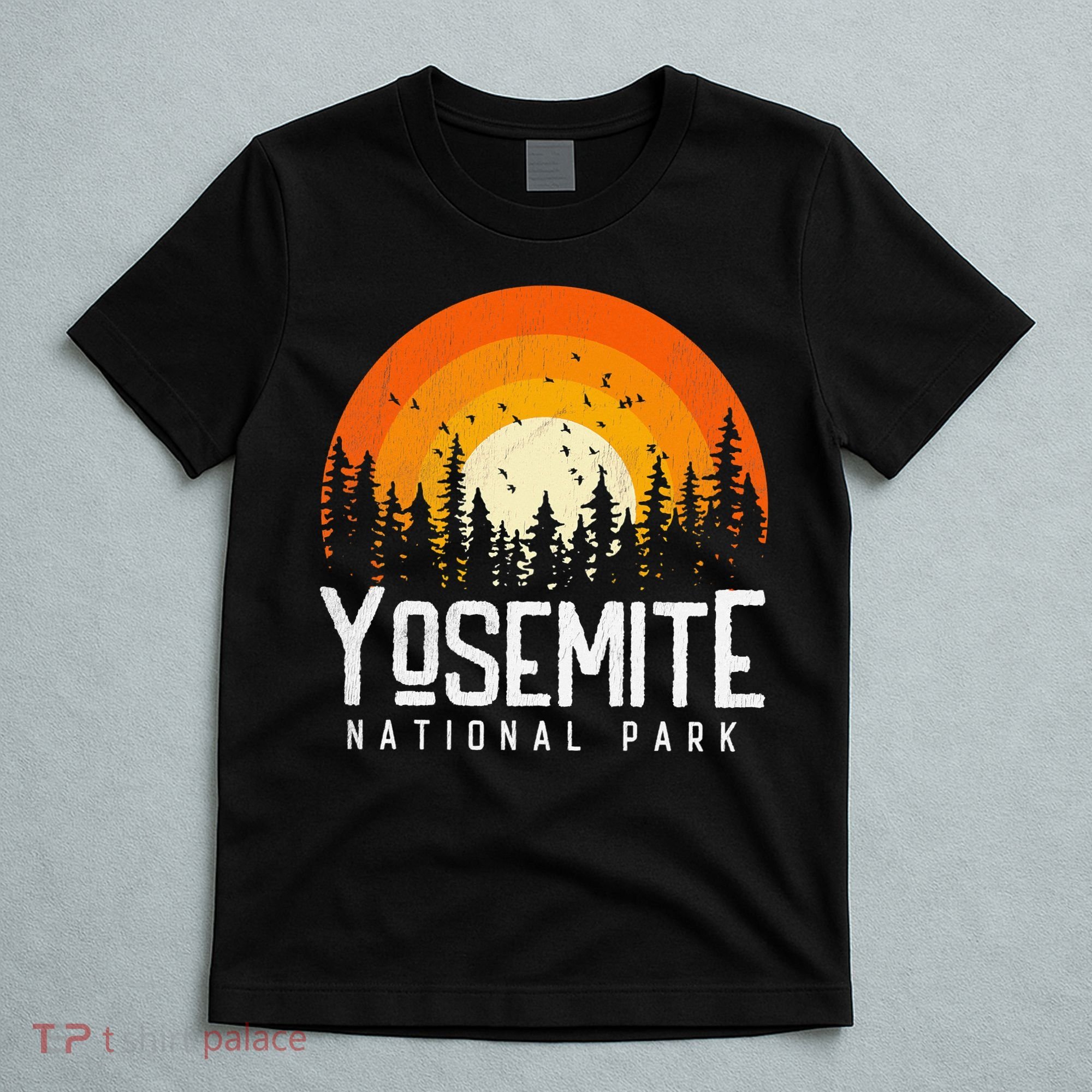 Yosemite US National Park Retro Style Vintage 70s 80s T-Shirt