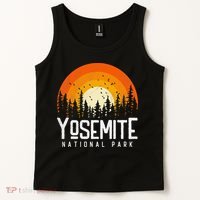 Yosemite US National Park Retro Style Vintage 70s 80s Tank Top thumb 2