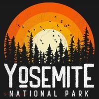 Yosemite US National Park Retro Style Vintage 70s 80s Kids Sweatshirt thumb 2