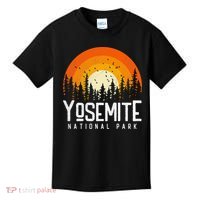 Yosemite US National Park Retro Style Vintage 70s 80s Kids T-Shirt thumb 0