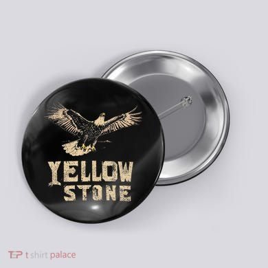 Yellowstone Us National Park Button