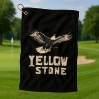 Yellowstone Us National Park Golf Towel thumb 1