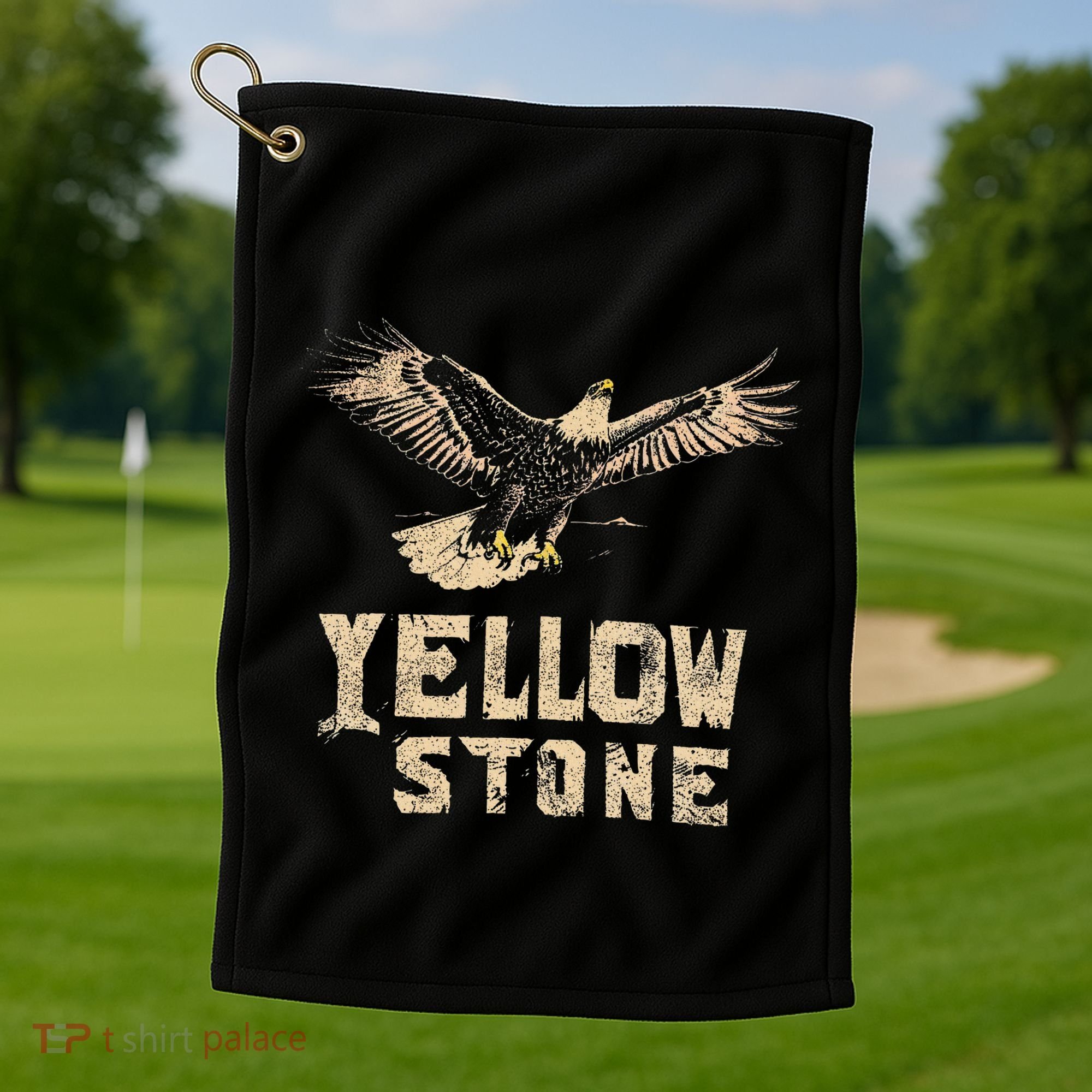 Yellowstone Us National Park Golf Towel