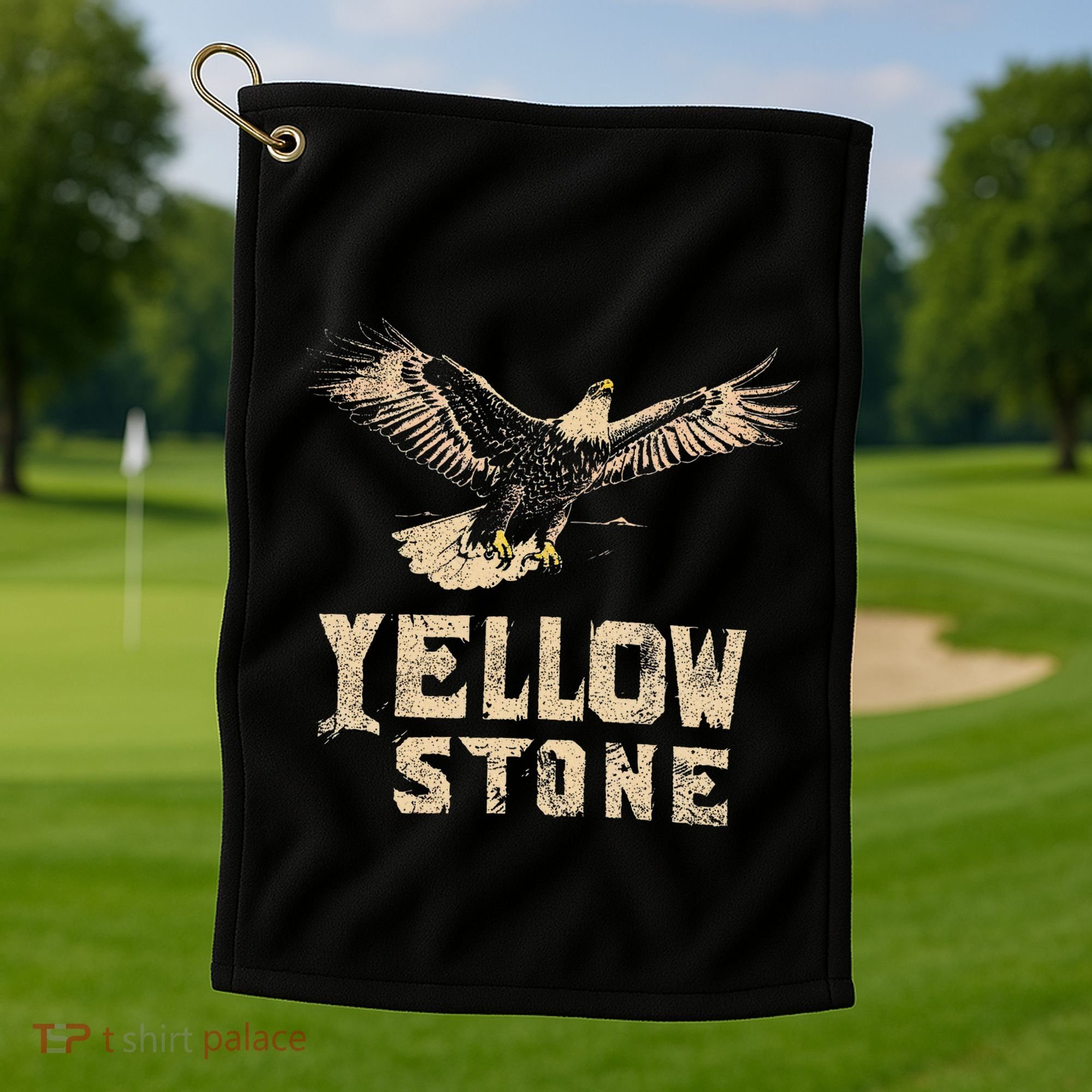 Yellowstone Us National Park Golf Towel