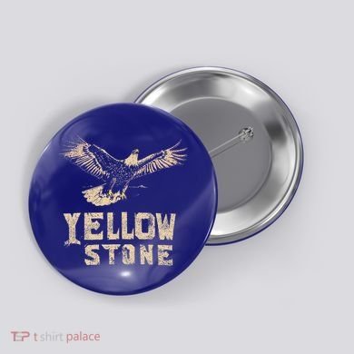 Yellowstone Us National Park Button
