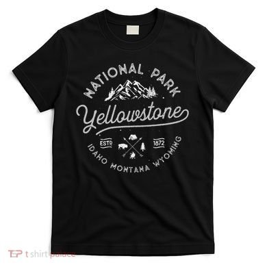 Yellowstone Us National Park Bison Buffalo T-Shirt