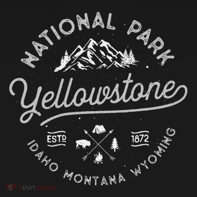 Yellowstone Us National Park Bison Buffalo Button