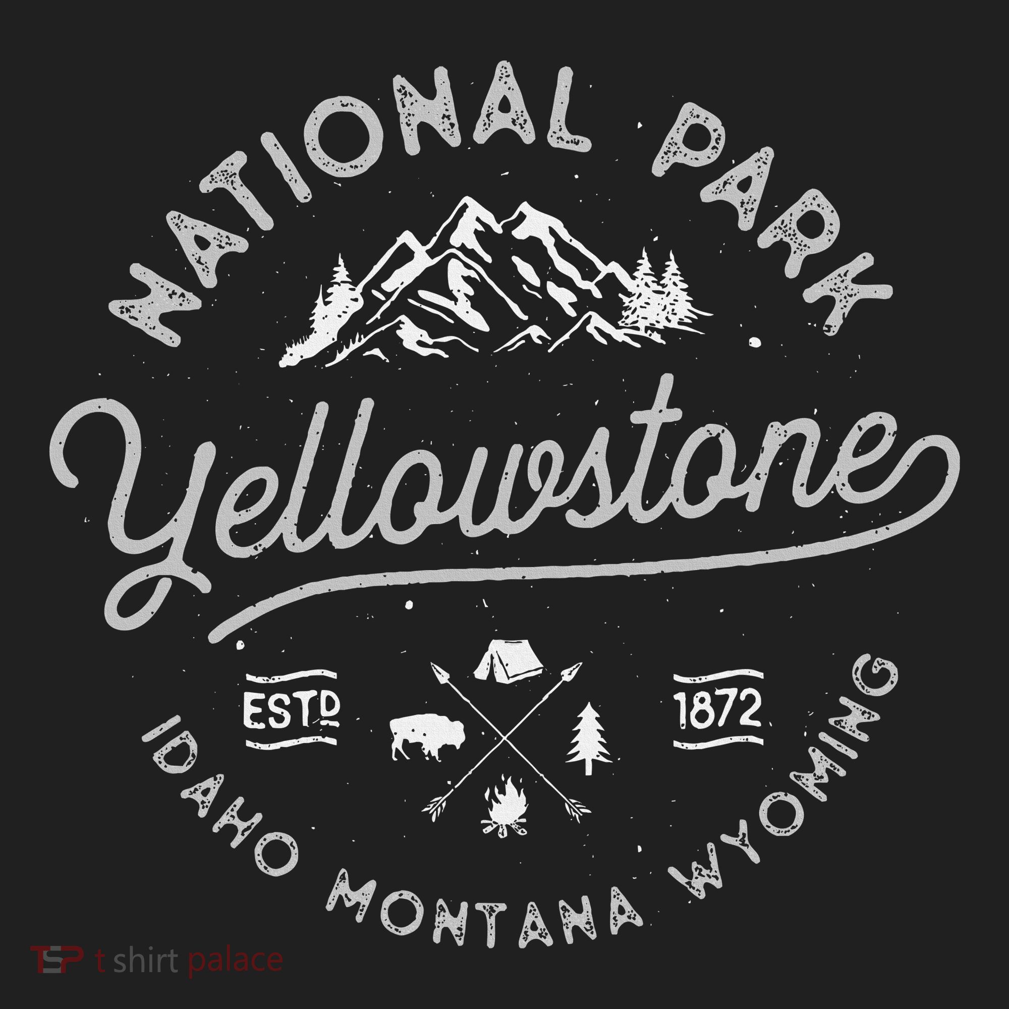 Yellowstone Us National Park Bison Buffalo Hat