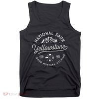 Yellowstone Us National Park Bison Buffalo Tank Top thumb 0