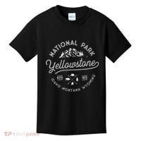 Yellowstone Us National Park Bison Buffalo Kids T-Shirt thumb 0