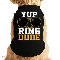 Yup I'm The Ring Dude Doggie Tank thumb 0