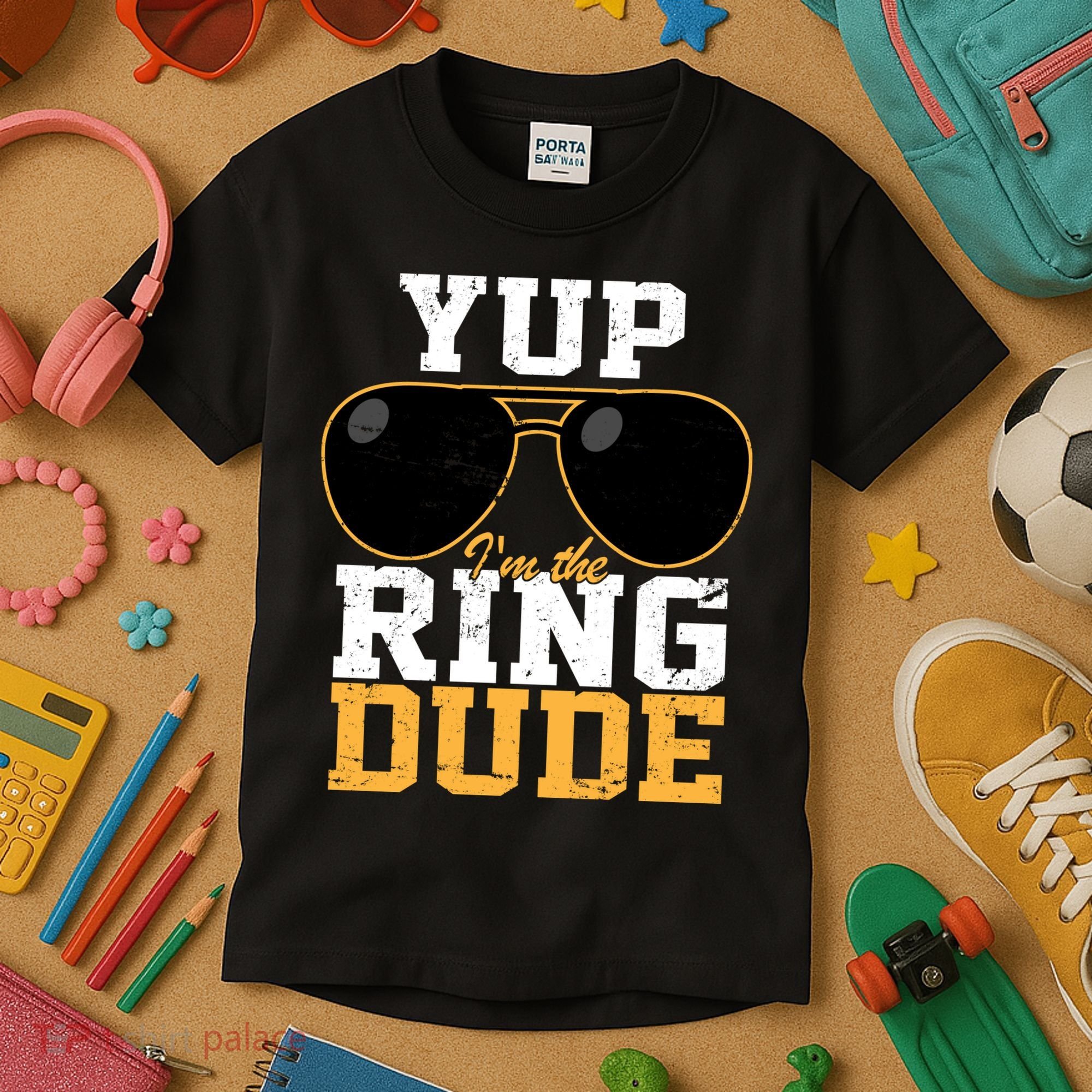 Yup I'm The Ring Dude Kids T-Shirt