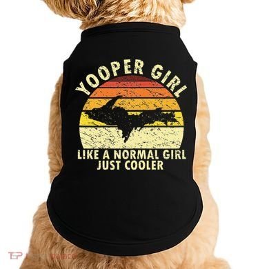 Yooper Upper Peninsula Retro Upper Michigan Doggie Tank