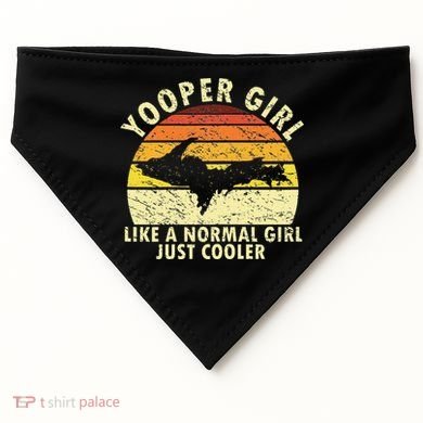 Yooper Upper Peninsula Retro Upper Michigan USA-Made Doggie Bandana