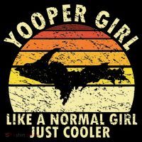 Yooper Upper Peninsula Retro Upper Michigan Apron thumb 3