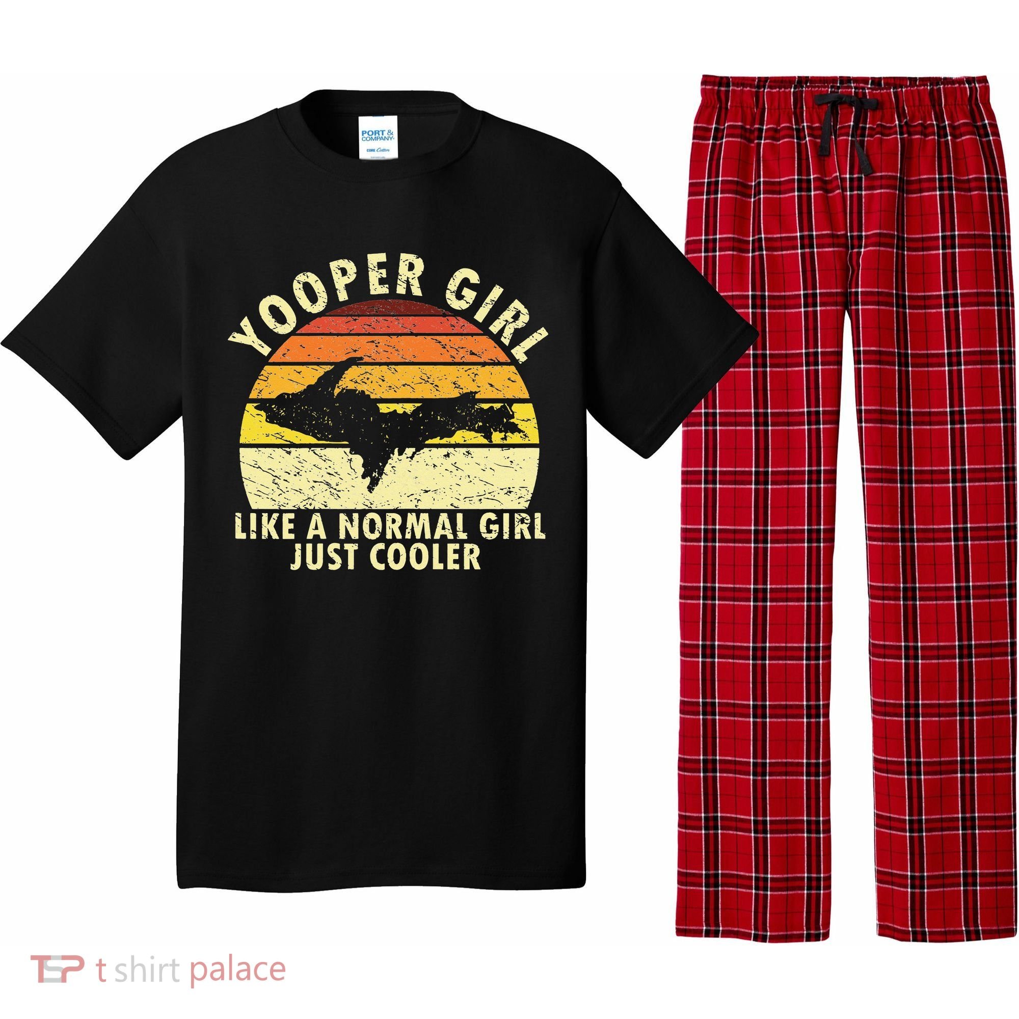 Yooper Upper Peninsula Retro Upper Michigan Pajama Set