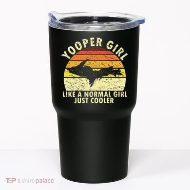 Yooper Upper Peninsula Retro Upper Michigan Tumbler