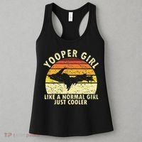 Yooper Upper Peninsula Retro Upper Michigan Women's Tank Top thumb 3