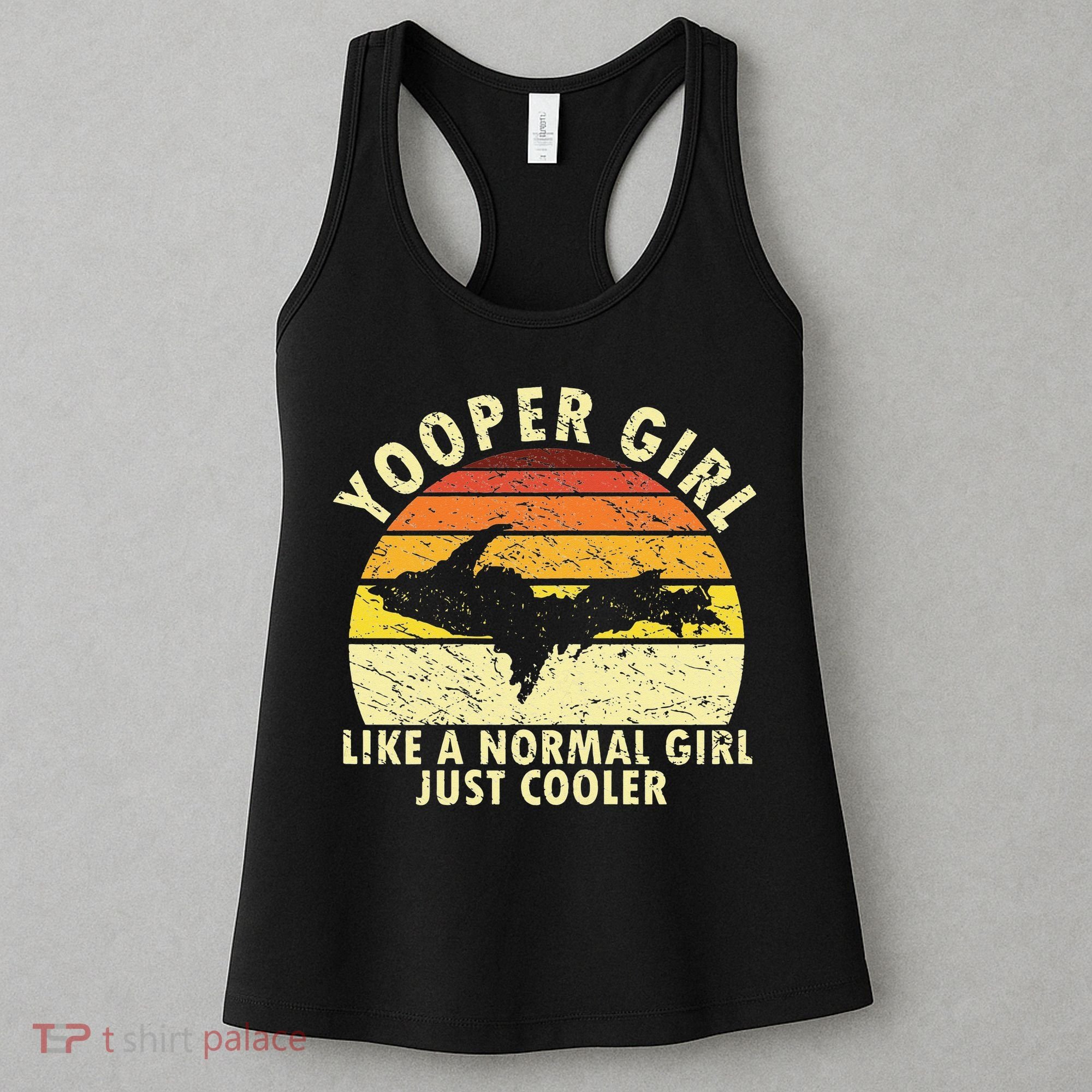 Yooper Upper Peninsula Retro Upper Michigan Women's Tank Top