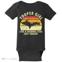 Yooper Upper Peninsula Retro Upper Michigan Baby Bodysuit thumb 0