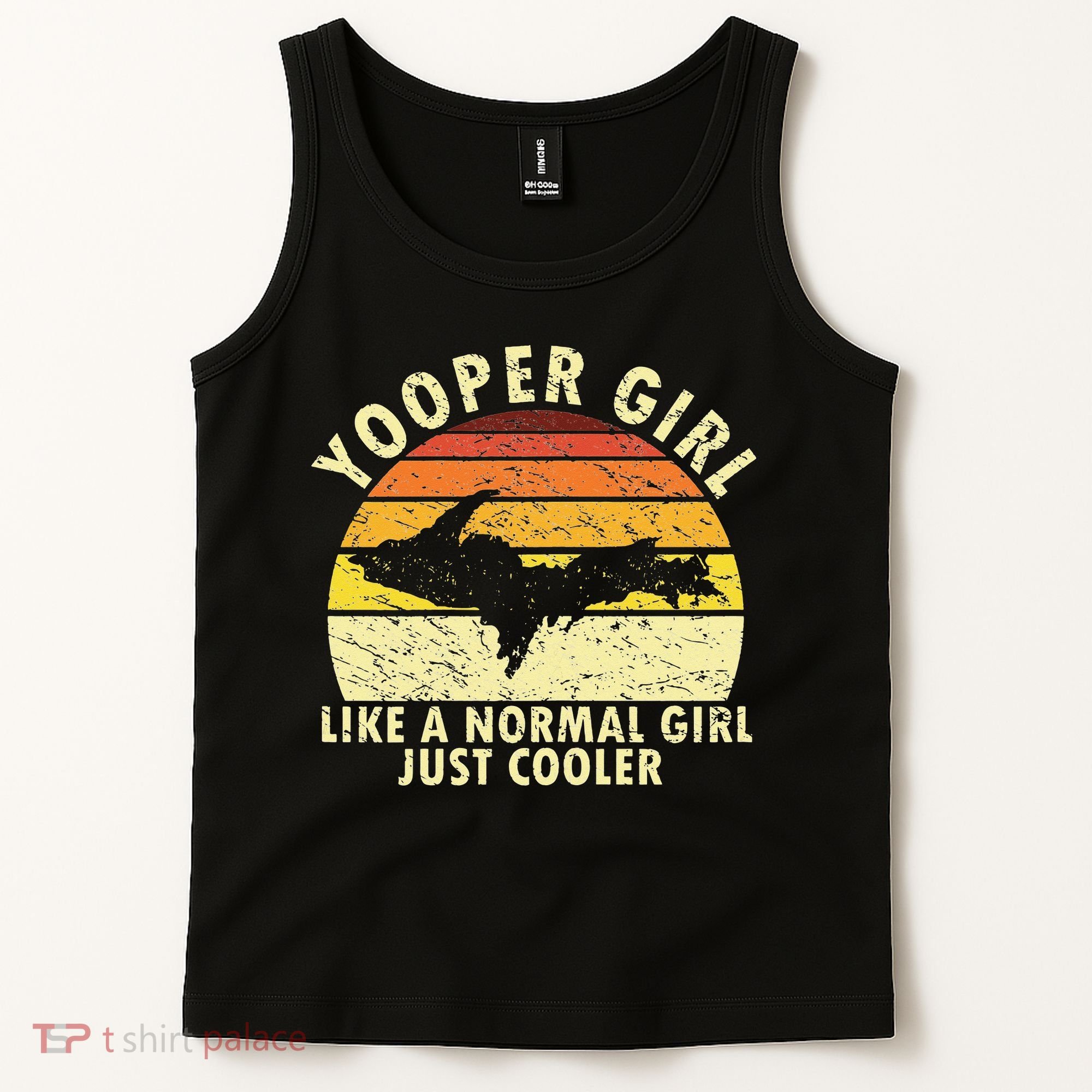 Yooper Upper Peninsula Retro Upper Michigan Tank Top