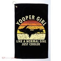 Yooper Upper Peninsula Retro Upper Michigan Golf Towel thumb 0
