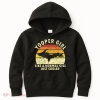 Yooper Upper Peninsula Retro Upper Michigan Kids Hoodie thumb 0