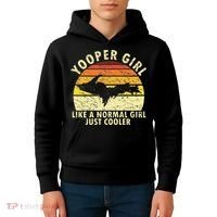 Yooper Upper Peninsula Retro Upper Michigan Kids Hoodie thumb 4