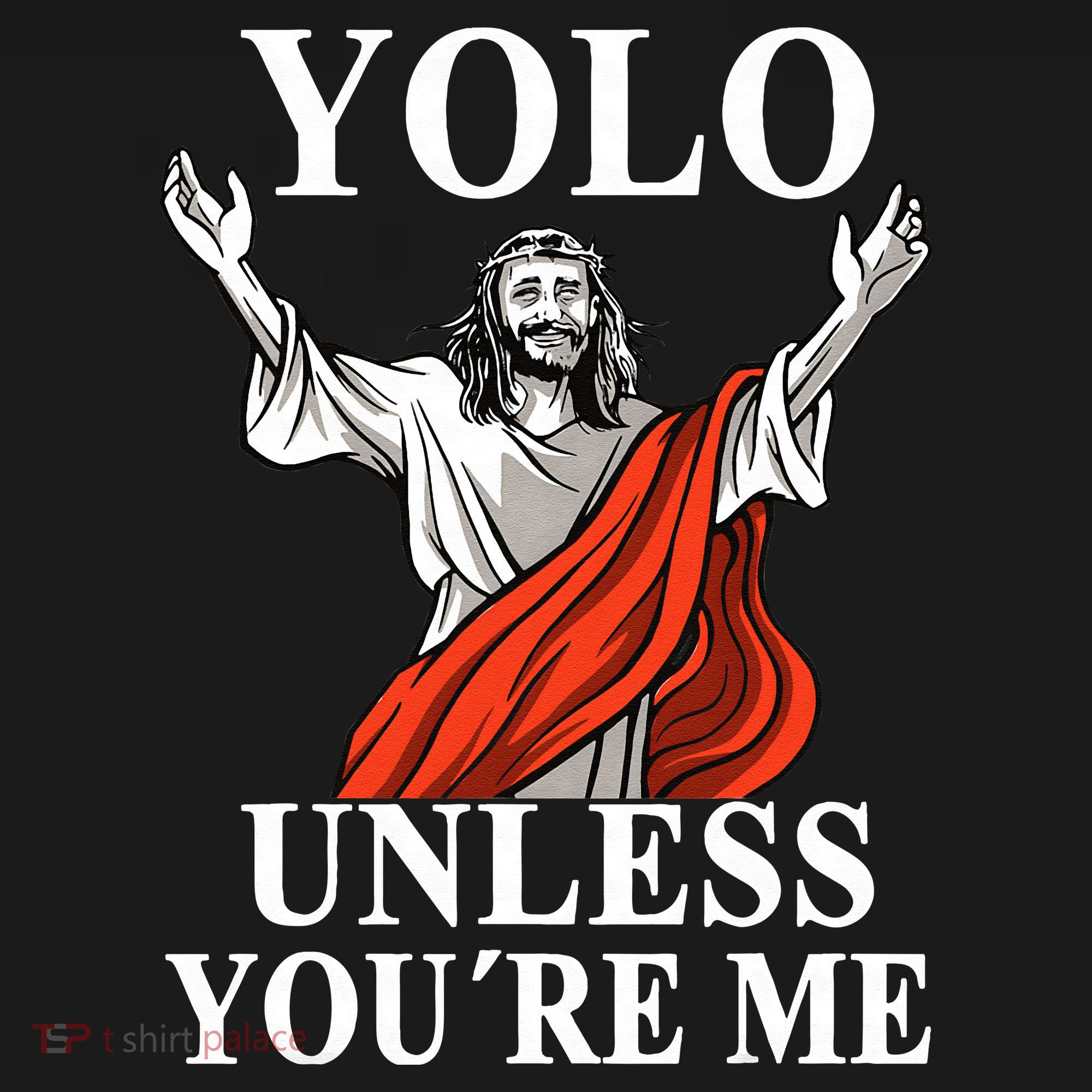 YOLO Unless You Are Me Funny Easter Jesus Women's Tank Top