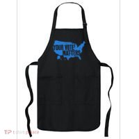 Your Vote Matters Blue Map Apron thumb 0