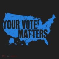 Your Vote Matters Blue Map Hat thumb 2