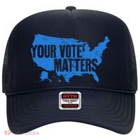 Your Vote Matters Blue Map Hat thumb 0