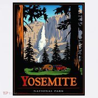 Yosemite Vintage National Park T-Shirt thumb 7